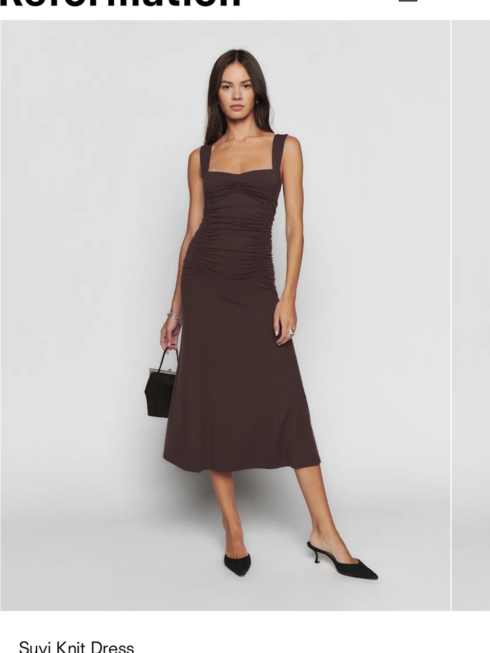 Reformation Suvi knit dress